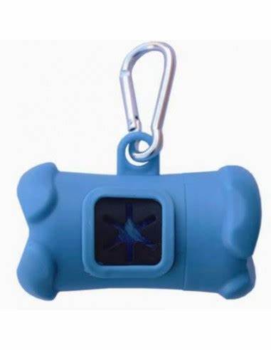 Dispensador bolsa perros azul