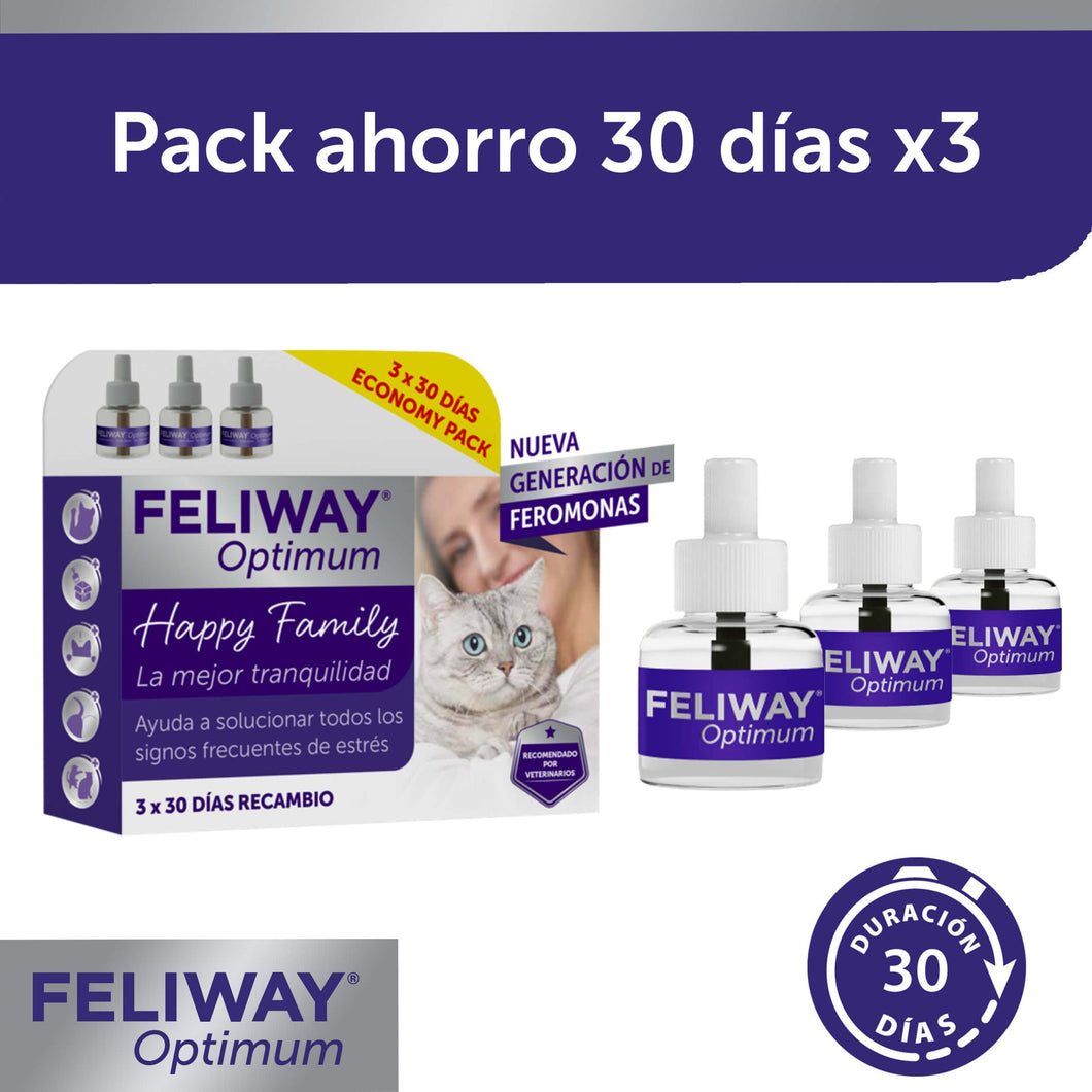 Feliway optimum pack 3 recambios