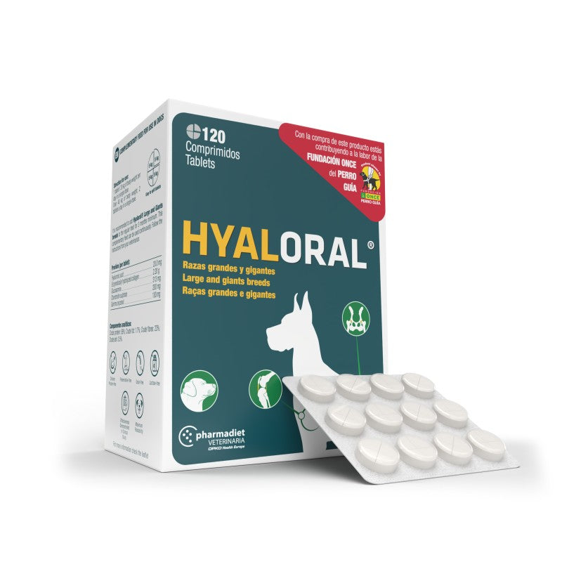 Hyaloral razas grandes 120 comprimidos