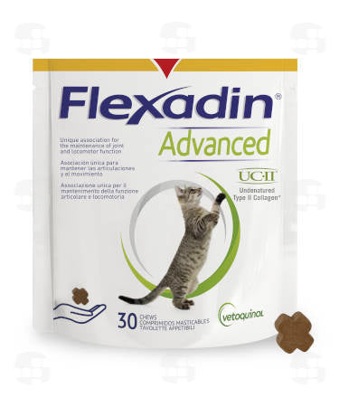 Flexadin Advance ucII 30 chews gatos