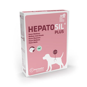 Hepatosil plus razas medianas 30 comprimidos