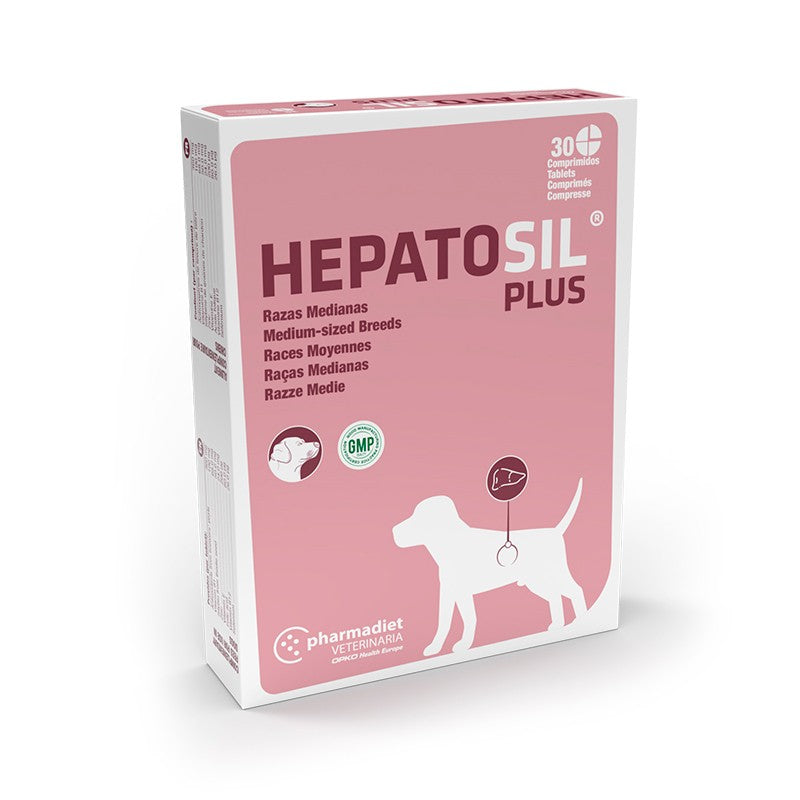 Hepatosil plus razas medianas 30 comprimidos