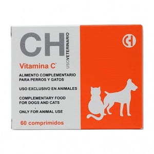 Vitamina C 60 comprimidos Perros y Gatos