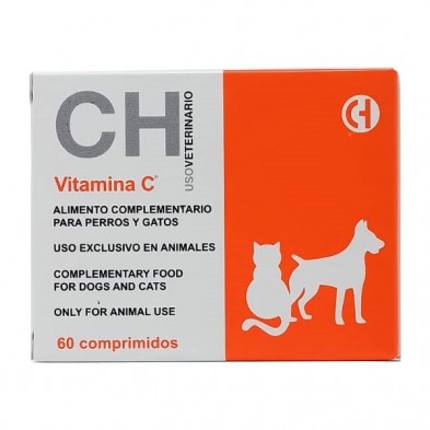 Vitamina C 60 comprimidos Perros y Gatos