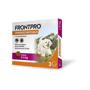 Frontpro 11 mg comp masticable perros 2-4 KG