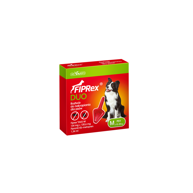 Fiprex duo perro 10-20 kg 12 pipetas