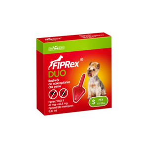 Fiprex duo perro 2-10 kg 12 pipetas