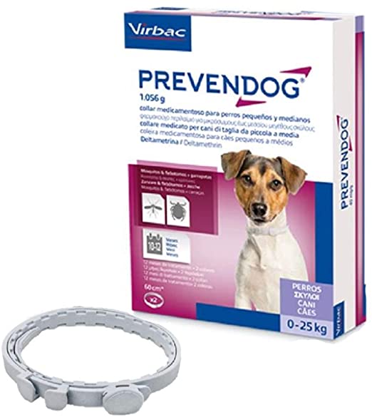 Prevendog - Collar Antiparasitario Perros 60 Cm X 2 Uds